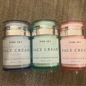Pink Sky Face Cream instant hydration & glow bundle